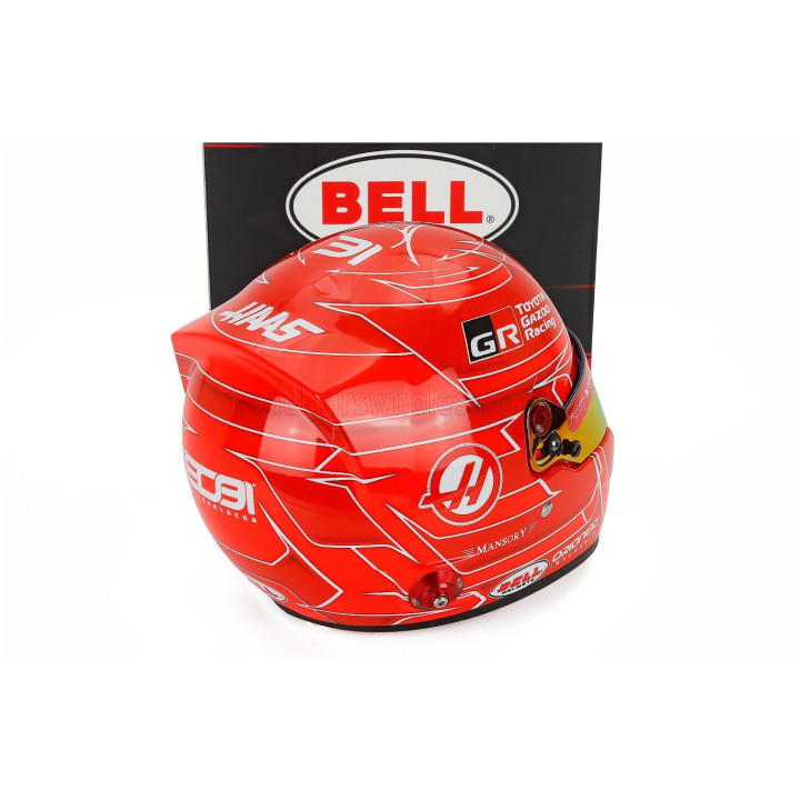 MINI HELMET BELL HELMET ESTEBAN OCON 2026 F1 VF-26 TEAM TGR HAAS N 31 - RED 1/2