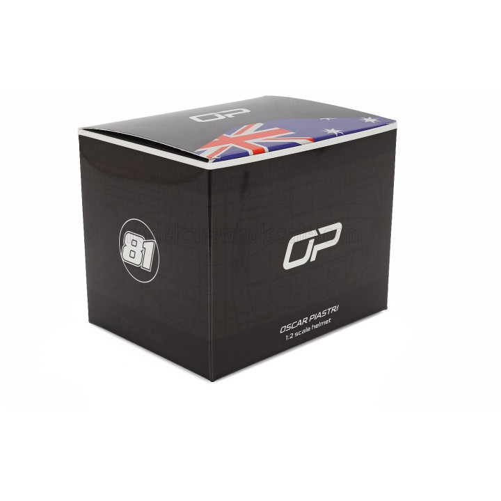 MINI HELMET BELL HELMET OSCAR PIASTRI 2026 F1 AUSTRALIAN GP TEAM McLAREN MASTERCARD N 81 - YELLOW GREEN 1/2