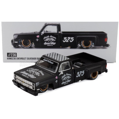 MINI GT CHEVROLET SILVERADO PICK-UP N 525 HOT ROD V1 LHD 1980 - BLACK 1/64