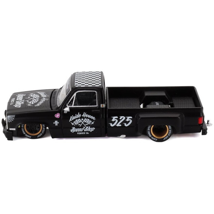 MINI GT CHEVROLET SILVERADO PICK-UP N 525 HOT ROD V1 LHD 1980 - BLACK 1/64