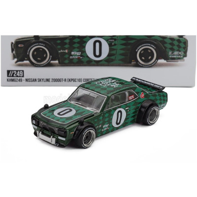 MINI GT NISSAN SKYLINE GT-R (KPGC10) N 0 CORTEZ V1 1969 - GREEN 1/64
