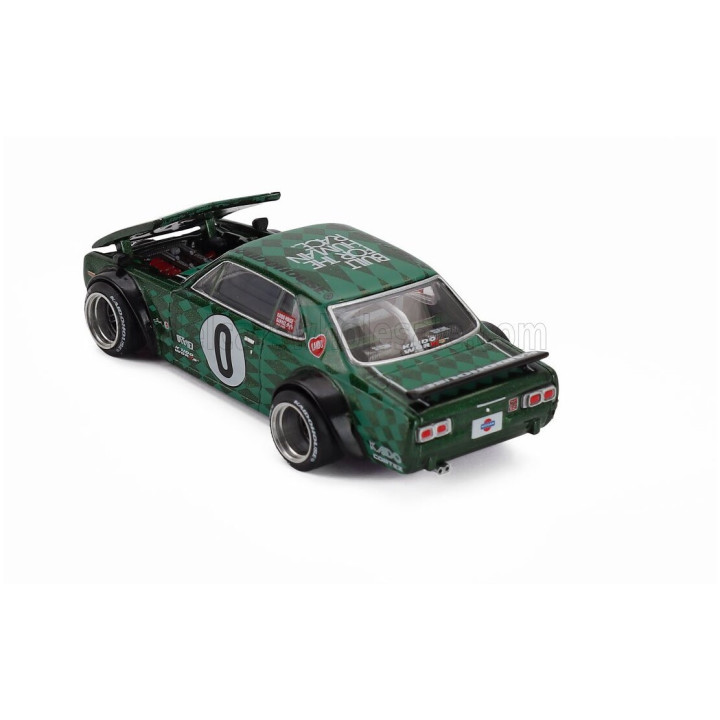 MINI GT NISSAN SKYLINE GT-R (KPGC10) N 0 CORTEZ V1 1969 - GREEN 1/64