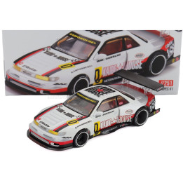 MINI GT NISSAN SILVIA (S13) CIRCUIT SPEC N 0 V1 COUPE 1991 - WHITE 1/64