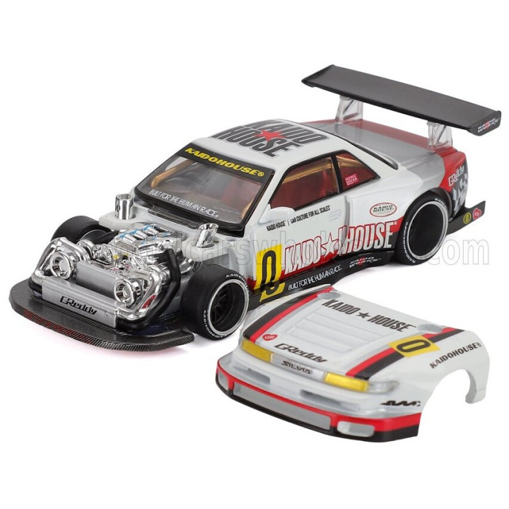 MINI GT NISSAN SILVIA (S13) CIRCUIT SPEC N 0 V1 COUPE 1991 - WHITE 1/64