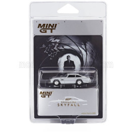 MINI GT ASTON MARTIN DB5 1964 - 007 JAMES BOND - SKYFALL - SPANISH BLISTER PACKAGING - SILVER 1/64