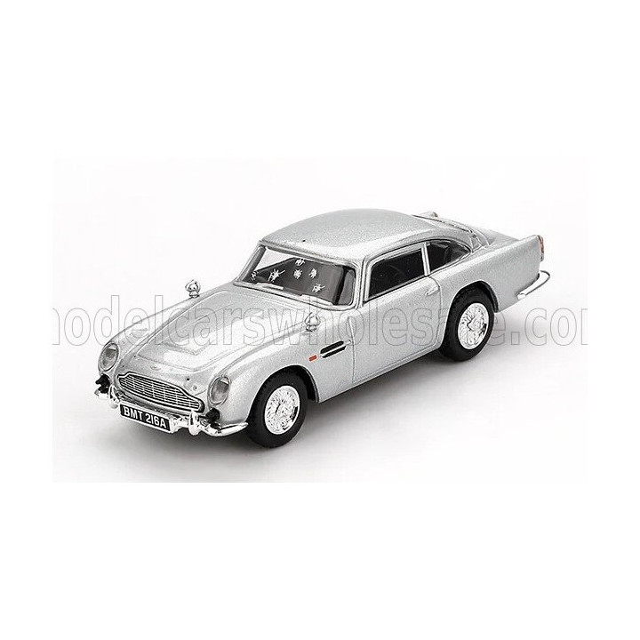 MINI GT ASTON MARTIN DB5 1964 - 007 JAMES BOND - SKYFALL - CHINESE BLISTER PACKAGING - SILVER 1/64