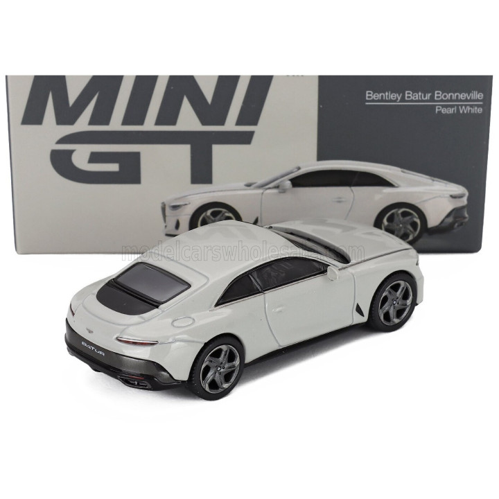 MINI GT BENTLEY BATUR LHD 2022 - WHITE PEARL 1/64