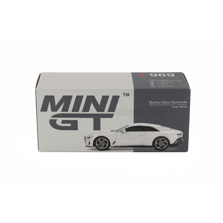 MINI GT BENTLEY BATUR LHD 2022 - WHITE PEARL 1/64