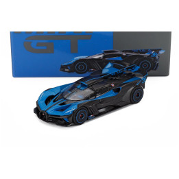 MINI GT BUGATTI BOLIDE W16 8.0 FOUR-TURBO 1850hp 500km/h LHD 2020 - BLUE BLACK 1/64