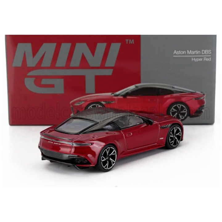 MINI GT ASTON MARTIN DBS LHD 2023 - HYPER RED 1/64