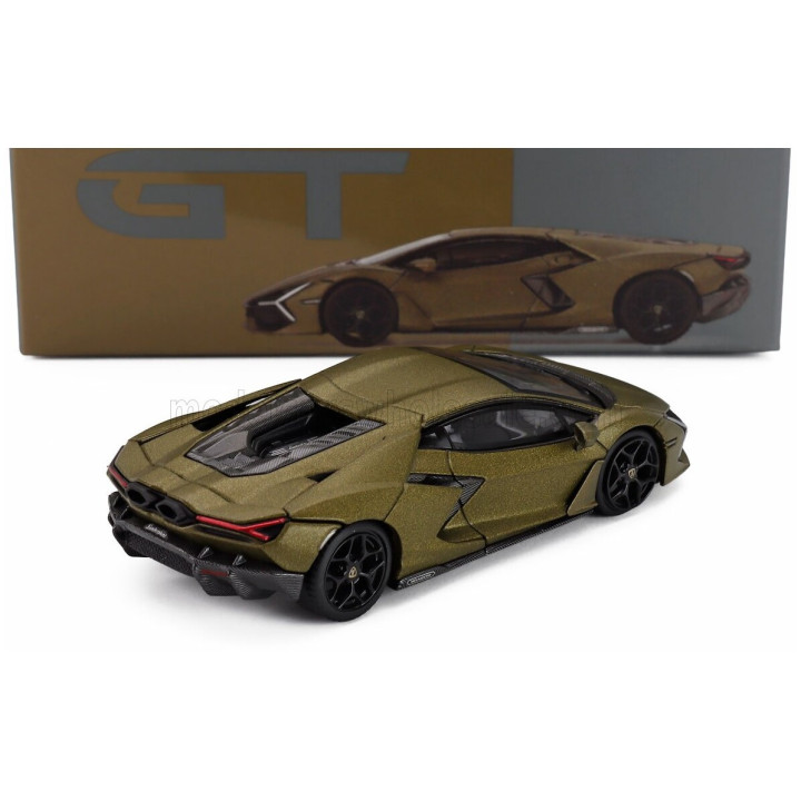 MINI GT LAMBORGHINI REVUELTO HYBRID 2023 - MATT GREEN 1/64