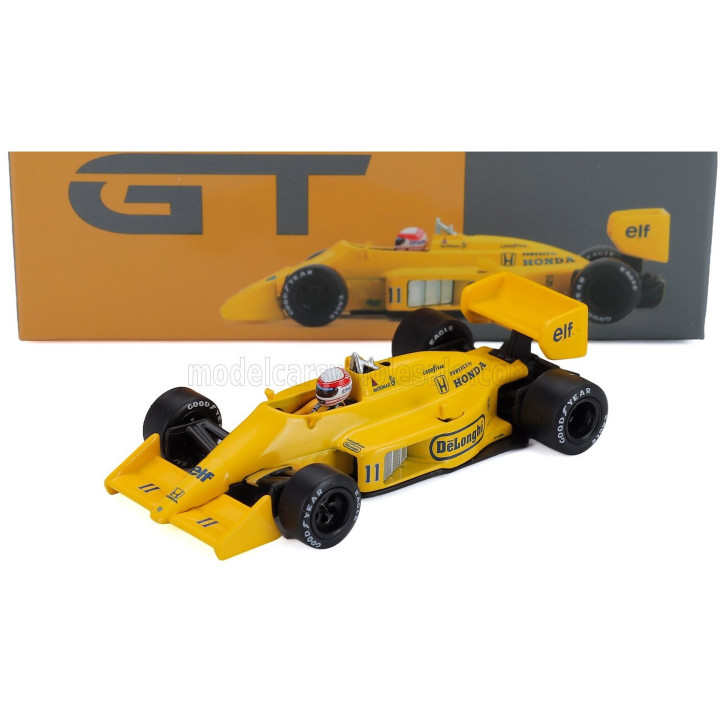 MINI GT LOTUS F1 99T HONDA ELF N 11 MONACO GP 1987 SATORU NAKAJIMA - YELLOW 1/64