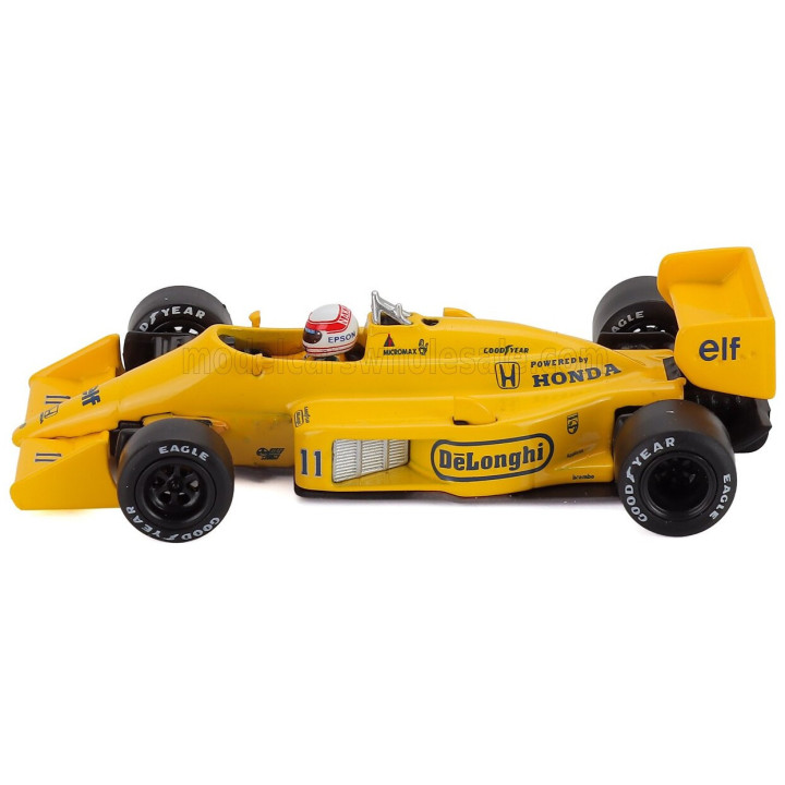 MINI GT LOTUS F1 99T HONDA ELF N 11 MONACO GP 1987 SATORU NAKAJIMA - YELLOW 1/64