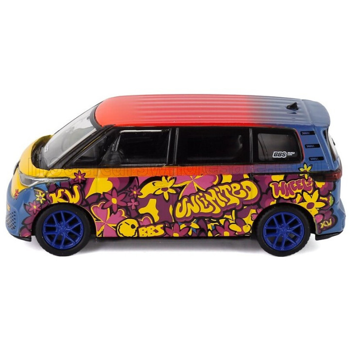 MINI GT VOLKSWAGEN ID.BUZZ MINIBUS KW/BBS LHD 2023 - VARIOUS 1/64