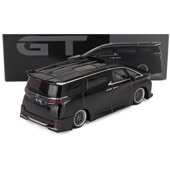 MINI GT TOYOTA ALPHARD 40 MINIVAN LHD 2025 - BLACK 1/64
