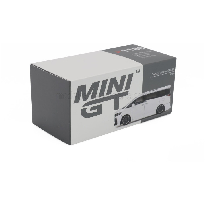 MINI GT TOYOTA VELLFIRE 40 MINIVAN LHD 2025 - WHITE 1/64