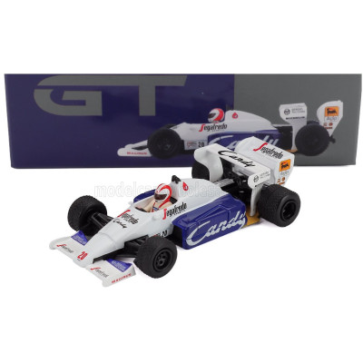 MINI GT TOLEMAN F1 TG184 HART TURBO N 20 MONACO GP 1984 JOHNNY CECOTTO - BLUE WHITE RED 1/64