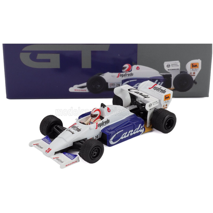 MINI GT TOLEMAN F1 TG184 HART TURBO N 20 MONACO GP 1984 JOHNNY CECOTTO - BLUE WHITE RED 1/64