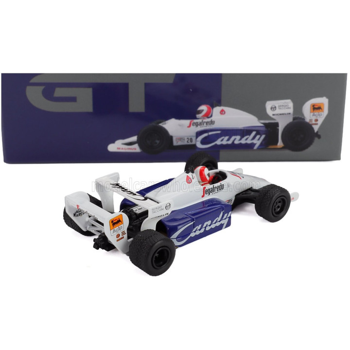 MINI GT TOLEMAN F1 TG184 HART TURBO N 20 MONACO GP 1984 JOHNNY CECOTTO - BLUE WHITE RED 1/64