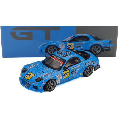 MINI GT MAZDA RX-7 (FD3S) RE-AMEMIYA D1GP LHD 2025 - LIGHT BLUE 1/64