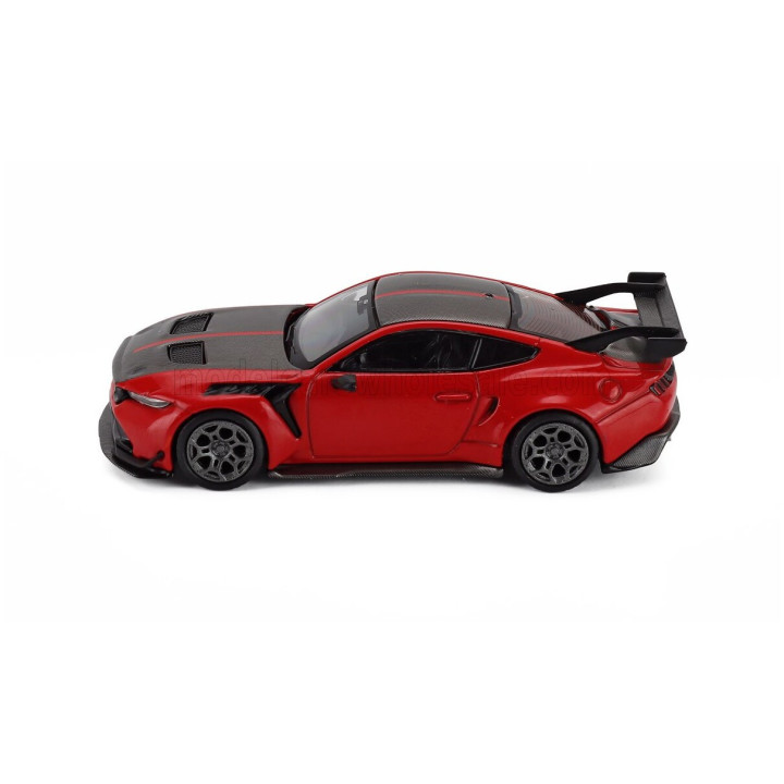 MINI GT FORD USA MUSTANG GTD COUPE 2025 - RED BLACK 1/64