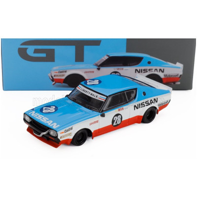 MINI GT NISSAN SKYLINE 2000 GT-R (KPGC110) LB WORKS N 28 RHD 2024 - WHITE BLUE RED 1/64