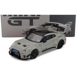 MINI GT NISSAN GT-R (R35) LB-SUPER SILHOUETTE 1 VERSION 2023 - MATT GREY 1/64