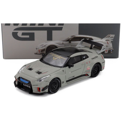 MINI GT NISSAN GT-R (R35) LB-SUPER SILHOUETTE 1 VERSION 2023 - MATT GREY 1/64