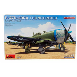 MINIART THUNDERBOLT P-47D CACCIA BOMBARDIERE US AIR FORCE "MISS MARY LOU" FLOWN BT MAJ. HARRY E. McAFEE 1944 1/35