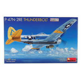MINIART DRAGON WINGS P-47N-2RE THUNDERBOLT AIRPLANE MILITARY 1942 1/48