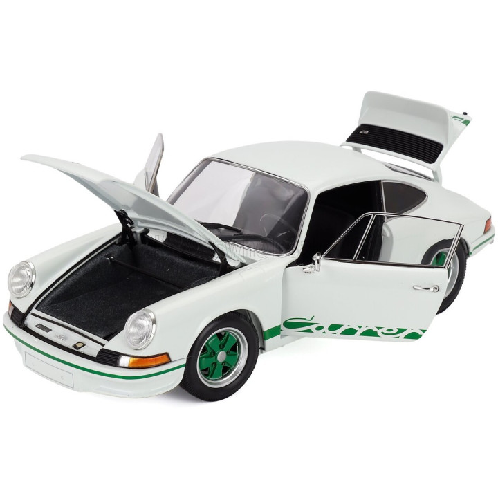 MINICHAMPS PORSCHE 911 2.7 CARRERA RS COUPE 1972 - WHITE GREEN 1/18