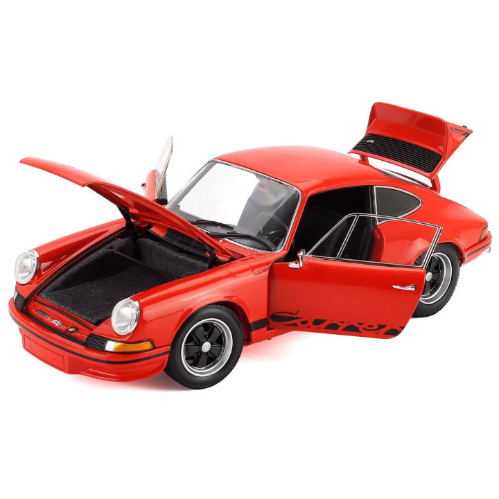 MINICHAMPS PORSCHE 911 2.7 CARRERA RS COUPE 1972 - RED BLACK 1/18