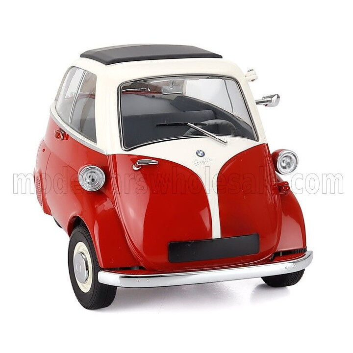 MINICHAMPS BMW ISETTA 1955 - RED WHITE 1/18