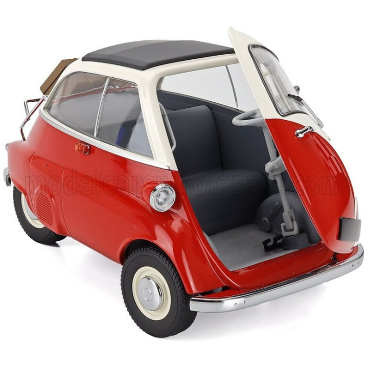 MINICHAMPS BMW ISETTA 1955 - RED WHITE 1/18