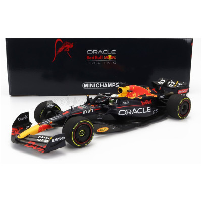 MINICHAMPS RED BULL F1 RB18 TEAM ORACLE RED BULL RACING N 1 WINNER FRENCH GP WORLD CHAMPION 2022 MAX VERSTAPPEN - MATT BLUE