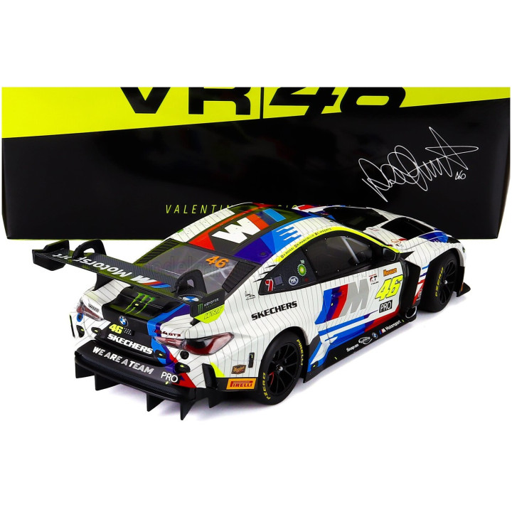 MINICHAMPS BMW 4-SERIES M4 GT3 EVO 3.0L TURBO TEAM WRT N 46 2nd 12h BATHURST 2025 VALENTINO ROSSI - RAFFAELE MARCIELLO