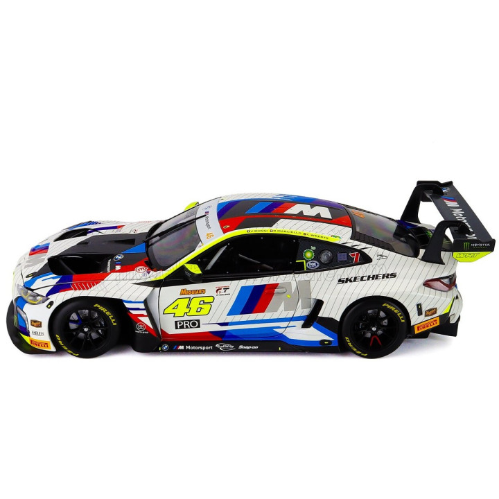 MINICHAMPS BMW 4-SERIES M4 GT3 EVO 3.0L TURBO TEAM WRT N 46 2nd 12h BATHURST 2025 VALENTINO ROSSI - RAFFAELE MARCIELLO