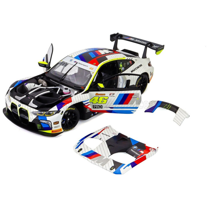 MINICHAMPS BMW 4-SERIES M4 GT3 EVO 3.0L TURBO TEAM WRT N 46 2nd 12h BATHURST 2025 VALENTINO ROSSI - RAFFAELE MARCIELLO