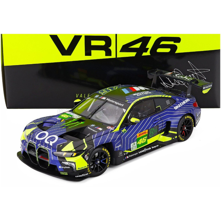 MINICHAMPS BMW 4-SERIES M4 GT3 EVO 3.0L TURBO TEAM WRT N 46 1812km QATAR 2025 VALENTINO ROSSI - KELVIN VAN DER LINDE - AHMAD AL