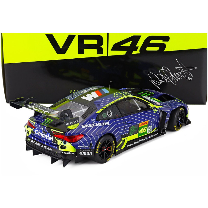 MINICHAMPS BMW 4-SERIES M4 GT3 EVO 3.0L TURBO TEAM WRT N 46 1812km QATAR 2025 VALENTINO ROSSI - KELVIN VAN DER LINDE - AHMAD AL