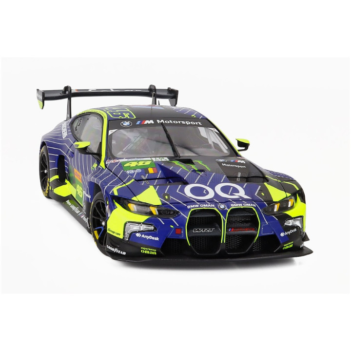 MINICHAMPS BMW 4-SERIES M4 GT3 EVO 3.0L TURBO TEAM WRT N 46 1812km QATAR 2025 VALENTINO ROSSI - KELVIN VAN DER LINDE - AHMAD AL