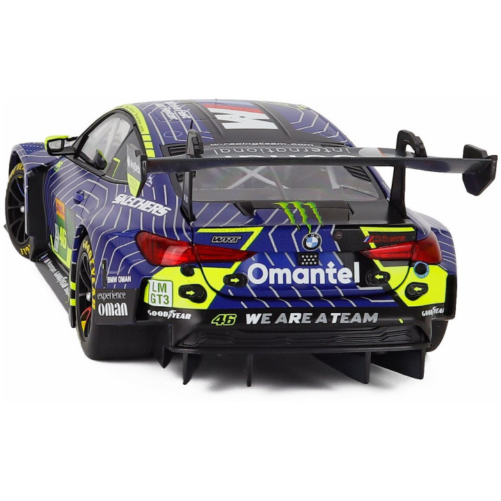 MINICHAMPS BMW 4-SERIES M4 GT3 EVO 3.0L TURBO TEAM WRT N 46 1812km QATAR 2025 VALENTINO ROSSI - KELVIN VAN DER LINDE - AHMAD AL