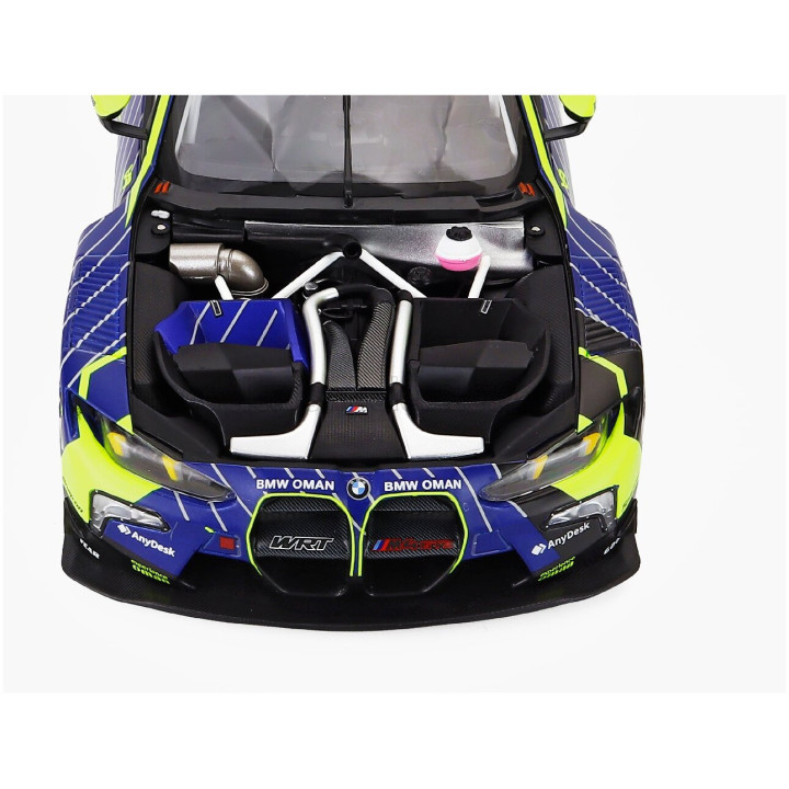 MINICHAMPS BMW 4-SERIES M4 GT3 EVO 3.0L TURBO TEAM WRT N 46 1812km QATAR 2025 VALENTINO ROSSI - KELVIN VAN DER LINDE - AHMAD AL