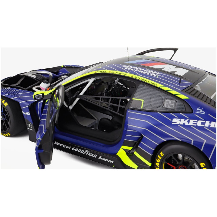 MINICHAMPS BMW 4-SERIES M4 GT3 EVO 3.0L TURBO TEAM WRT N 46 1812km QATAR 2025 VALENTINO ROSSI - KELVIN VAN DER LINDE - AHMAD AL