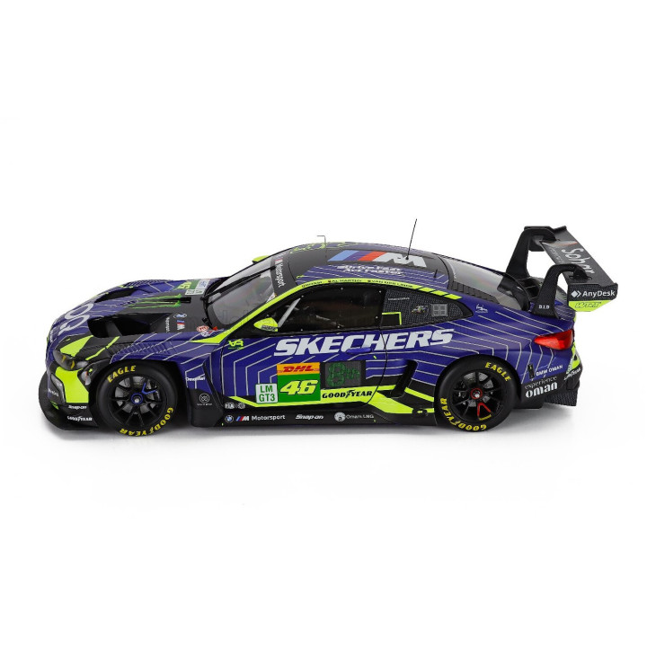 MINICHAMPS BMW 4-SERIES M4 GT3 EVO 3.0L TURBO TEAM WRT N 46 POLE POSITION 6h IMOLA 2025 VALENTINO ROSSI - KELVIN VAN DER LINDE