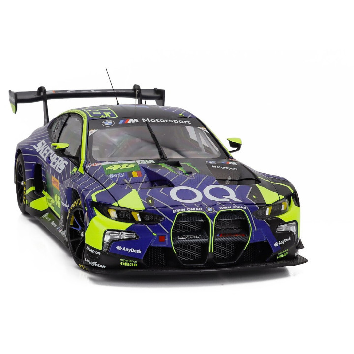 MINICHAMPS BMW 4-SERIES M4 GT3 EVO 3.0L TURBO TEAM WRT N 46 POLE POSITION 6h IMOLA 2025 VALENTINO ROSSI - KELVIN VAN DER LINDE