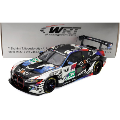 MINICHAMPS BMW 4-SERIES M4 GT3 EVO 3.0L TURBO TEAM THE BEND WRT N 31 24h LE MANS 2025 TIMUR BOGUSLAVSKIY - AUGUSTO FARFUS