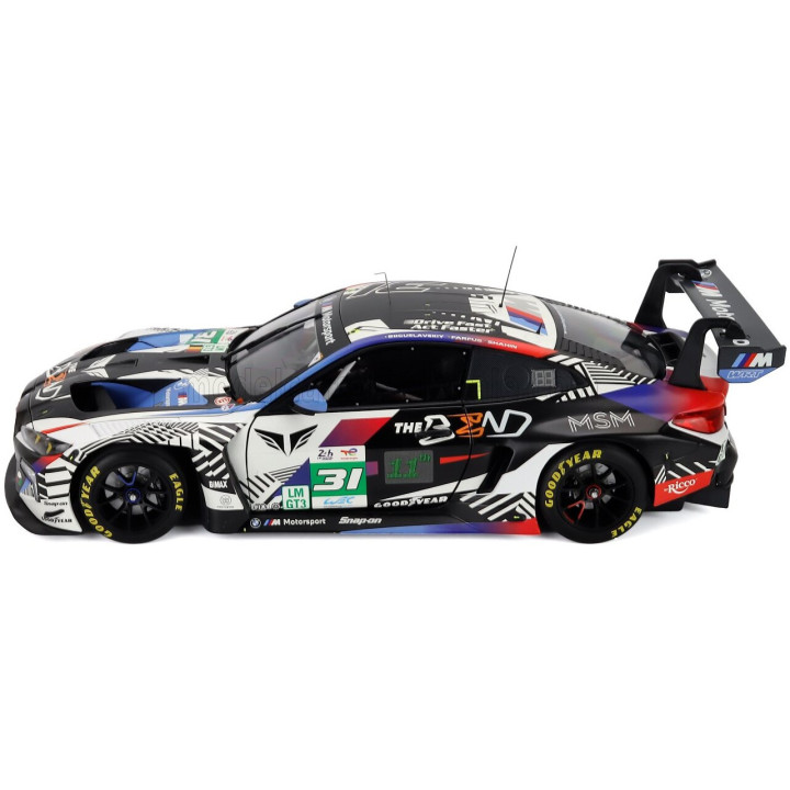 MINICHAMPS BMW 4-SERIES M4 GT3 EVO 3.0L TURBO TEAM THE BEND WRT N 31 24h LE MANS 2025 TIMUR BOGUSLAVSKIY - AUGUSTO FARFUS