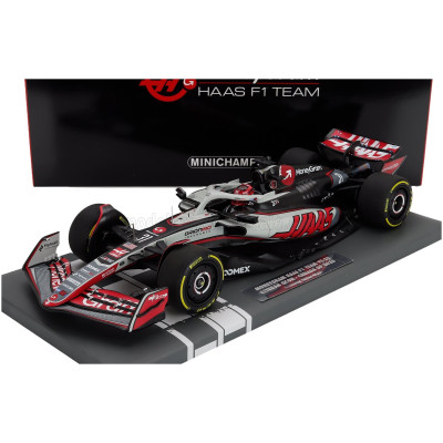 MINICHAMPS HAAS F1 VF-25 TEAM MONEYGRAM HAAS N 31 CANADA GP 2025 ESTEBAN OCON - WHITE BLACK RED 1/18