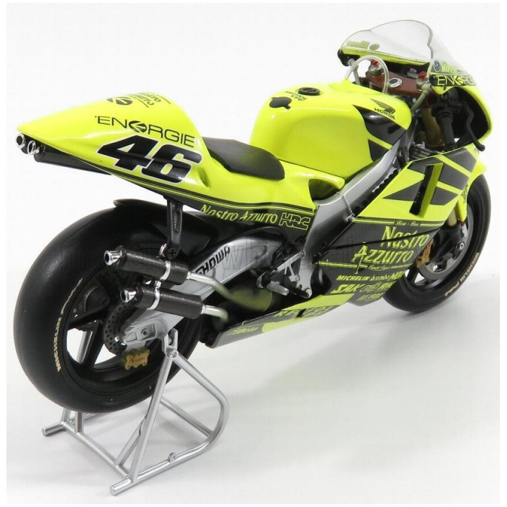 MINICHAMPS HONDA NSR500 N 46 TEST PRESEASON TEST-BIKE - TEST PRE STAGIONE 2001 VALENTINO ROSSI - YELLOW BLACK SILVER 1/12